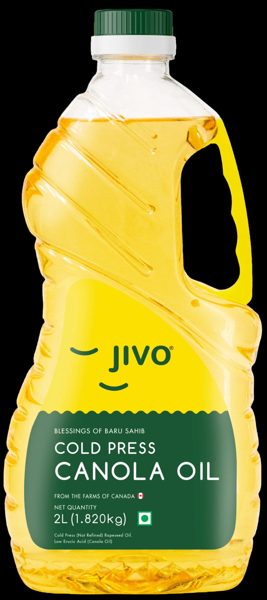 Jivo cold pressed canola oil — 2 Litre